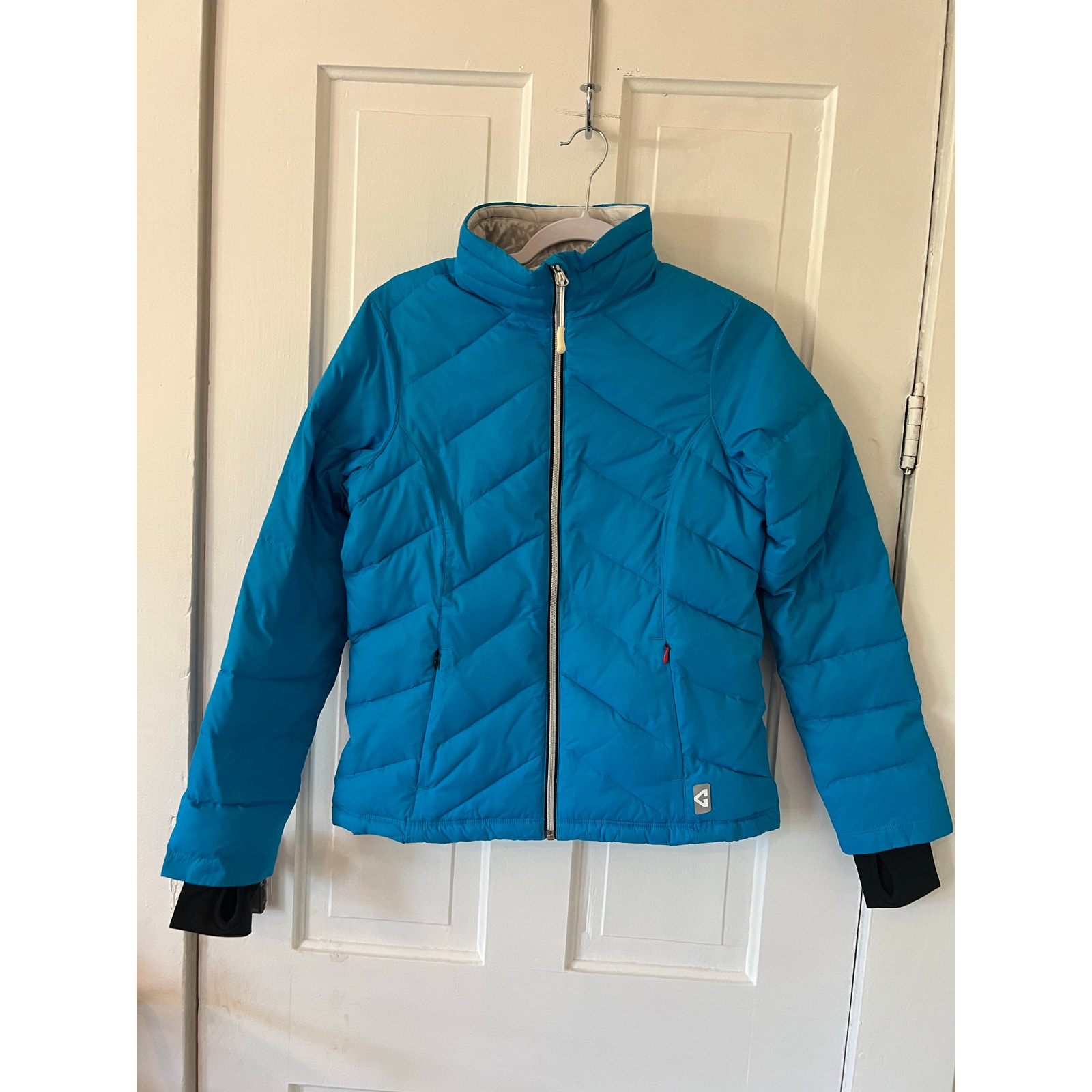 Gerbing 12v Heated Jacket Women Small Blue No Battery Or Charger Tested Football
